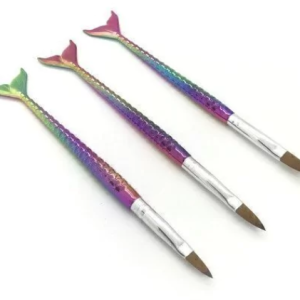 pincel acrilico cola de sirena x3 monbray
