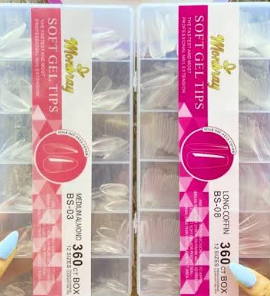 uÑas jelly tips monbray 360 und