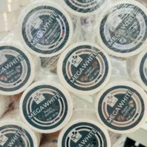 polvo acrilico mega white super cristal 1/2oz