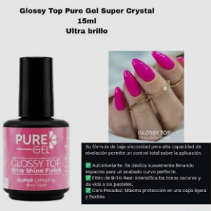 glossy top ultra shine finish 15ml super cristal